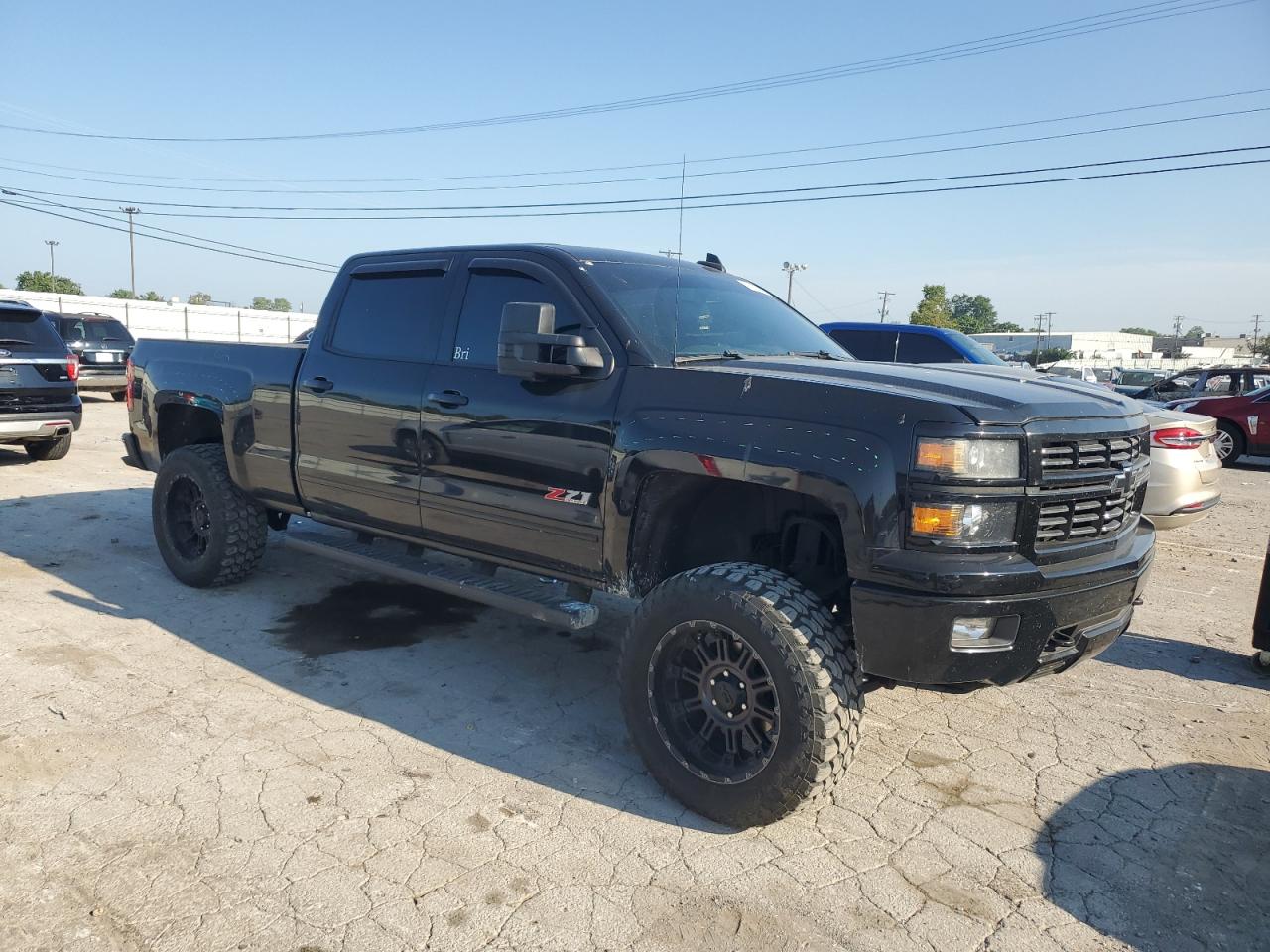 2015 Chevrolet Silverado VIN 3GCUKSEC7FG455264 Copart auction photo, side / rear end damage thumbnail 4