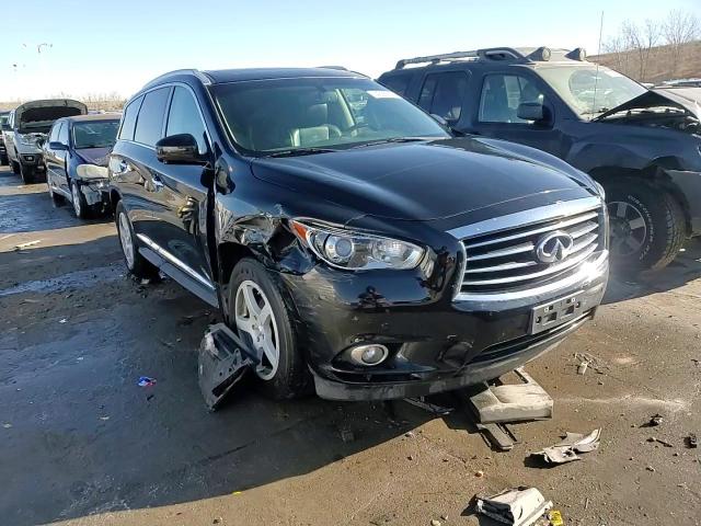 2013 Infiniti JX VIN 5N1AL0MM5DC324294 Copart auction photo, front end / side damage thumbnail 14