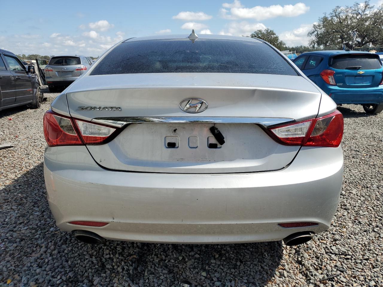 2013 Hyundai Sonata VIN 5NPEC4AC1DH783643 Copart auction photo, side / front end damage thumbnail 6
