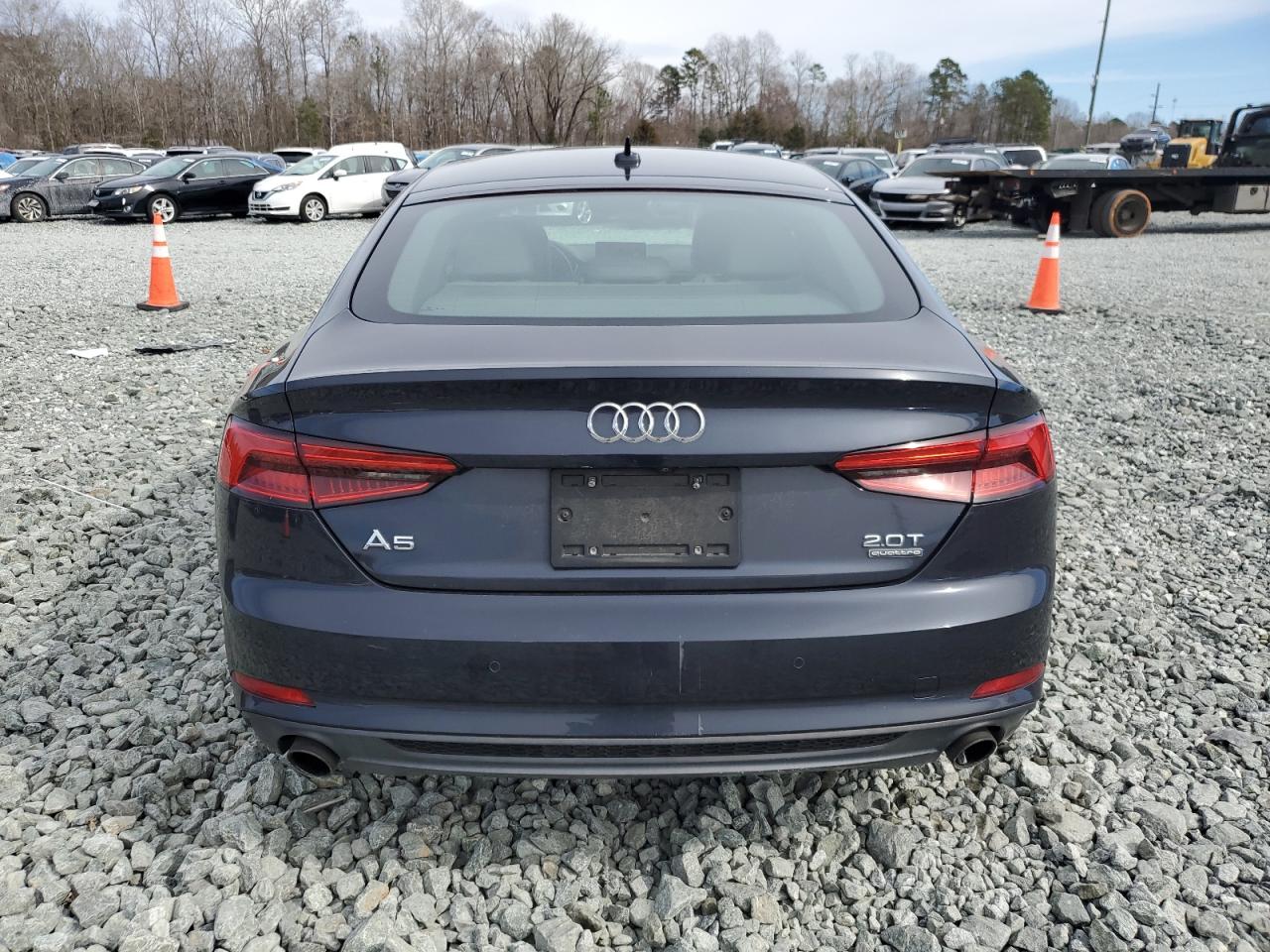2018 Audi A5 VIN WAUENCF59JA009185 Copart auction photo, front end damage thumbnail 6