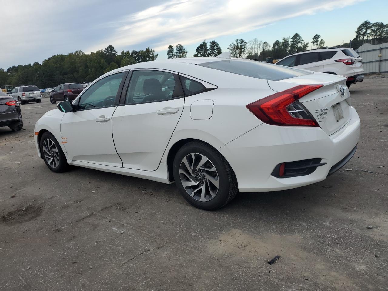 2017 Honda Civic VIN 19XFC2F77HE039561 Copart auction photo, water/flood damage thumbnail 2