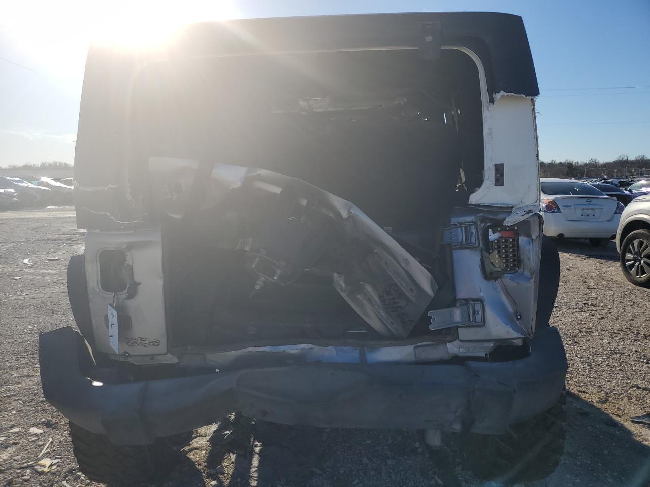2016 Jeep Wrangler VIN 1C4AJWAG2GL156095 Copart auction photo, rear end damage thumbnail 6