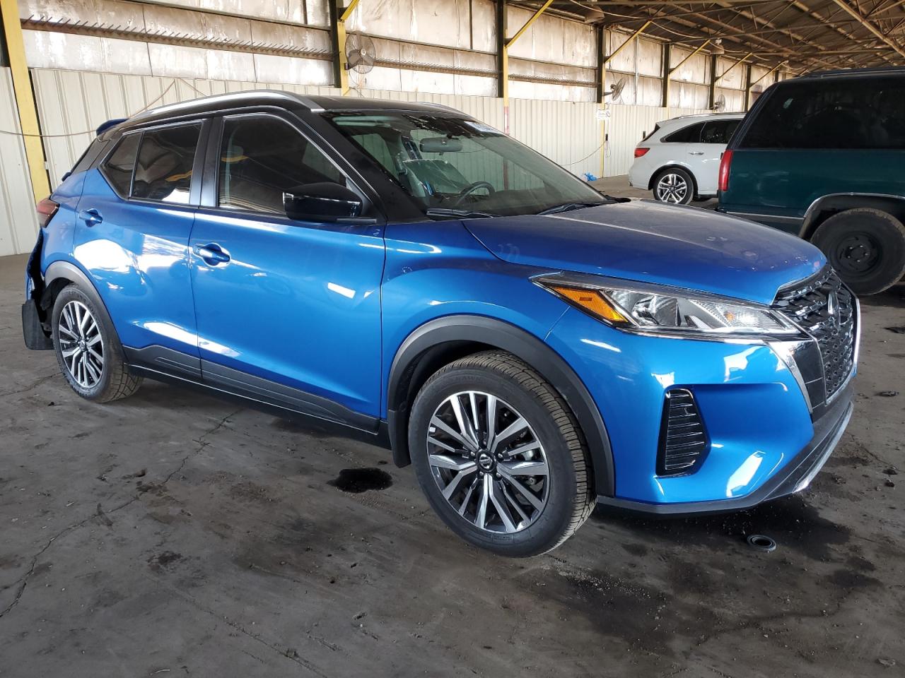 2021 Nissan Kicks VIN 3N1CP5CVXML496904 Copart auction photo, rear end damage thumbnail 4