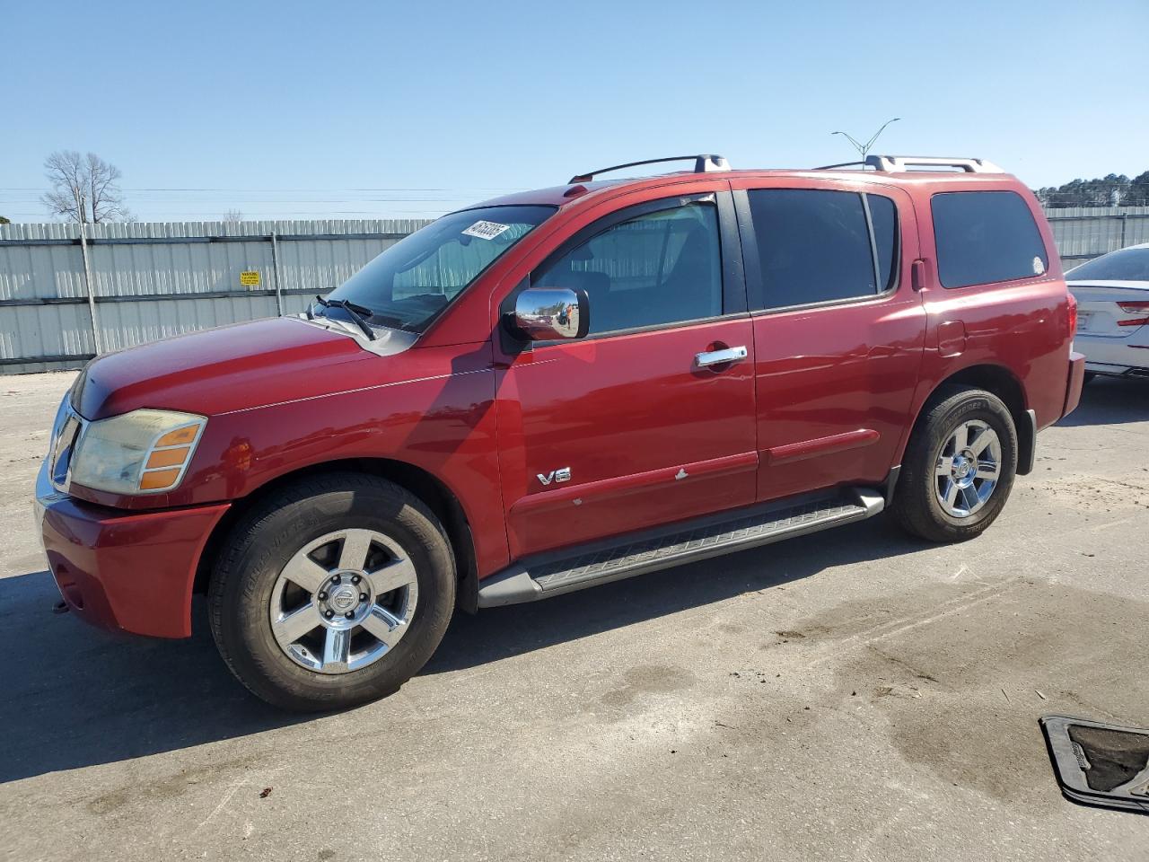 2007 Nissan Armada VIN 5N1BA08C47N704344