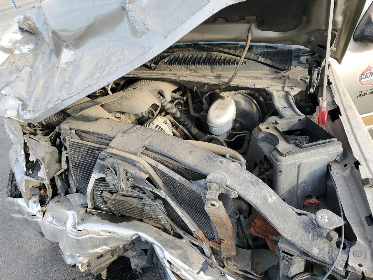 2003 Chevrolet Silverado VIN 2GCEC19V531367664 Copart auction photo, front end / side damage thumbnail 11