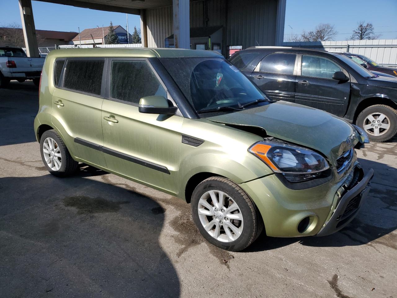 2012 KIA Soul VIN KNDJT2A66C7392388 Copart auction photo, front end damage thumbnail 4