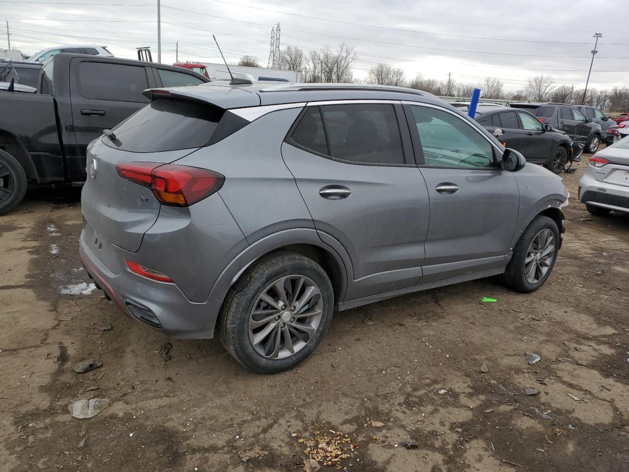 2021 Buick Encore VIN KL4MMDSL9MB108657 Copart auction photo, front end damage thumbnail 3