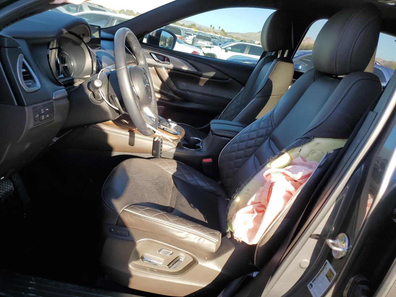2021 Mazda CX-9 VIN JM3TCBEYXM0510965 Copart auction photo, side damage thumbnail 7