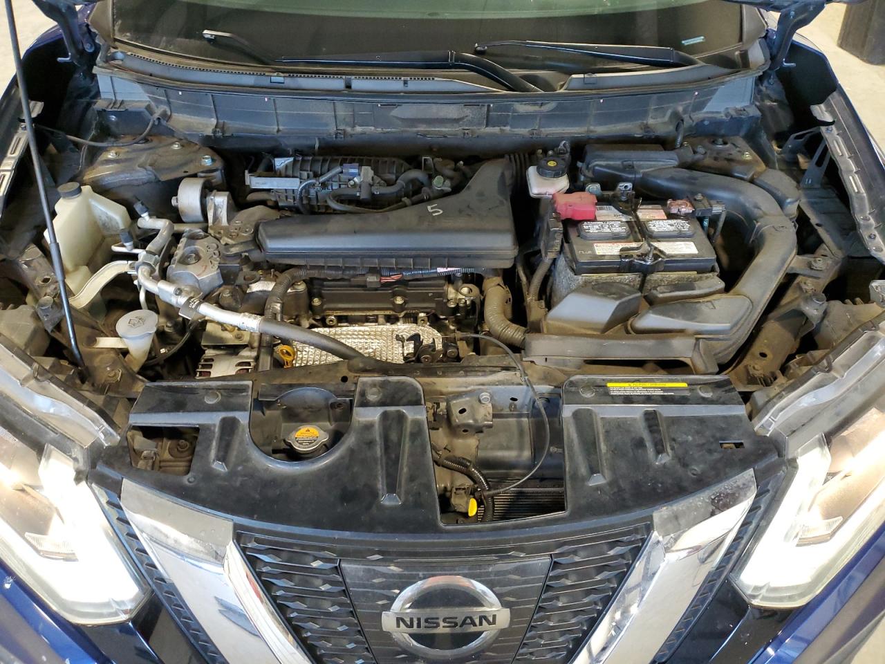 2017 Nissan Rogue VIN 5N1AT2MT9HC860724 Copart auction photo, rear end / side damage thumbnail 12