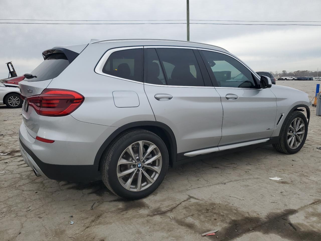 2018 BMW X3 VIN 5UXTR9C53JLD57494 Copart auction photo, front end damage thumbnail 3
