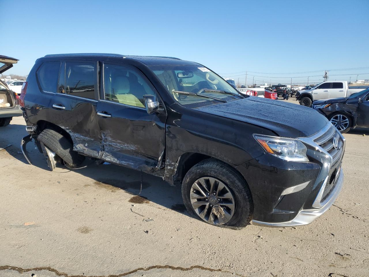 2018 Lexus GX VIN JTJBM7FX6J5185649 Copart auction photo, all over / undercarriage damage thumbnail 4