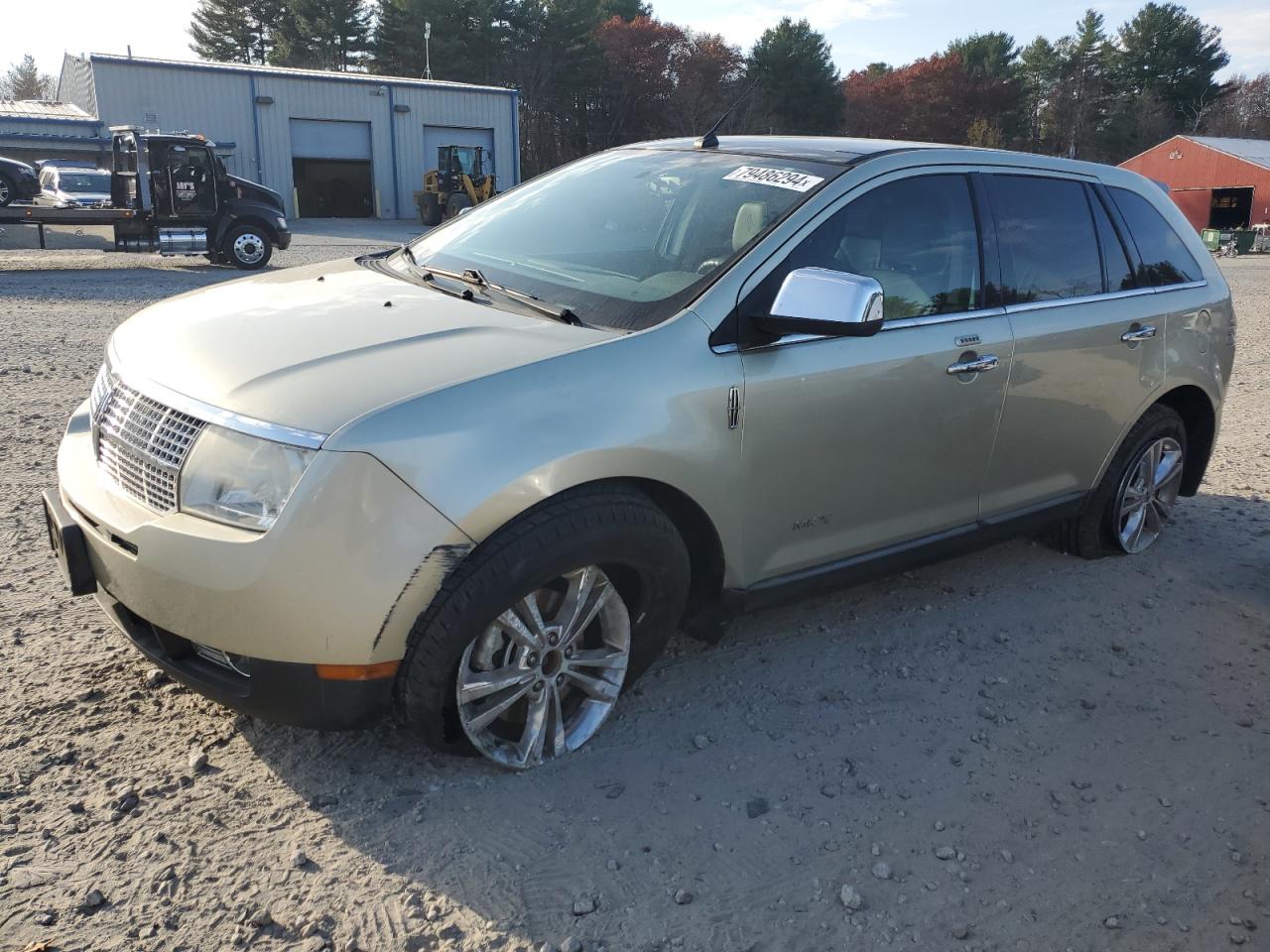 2010 Lincoln MKX VIN 2LMDJ8JC3ABJ22969