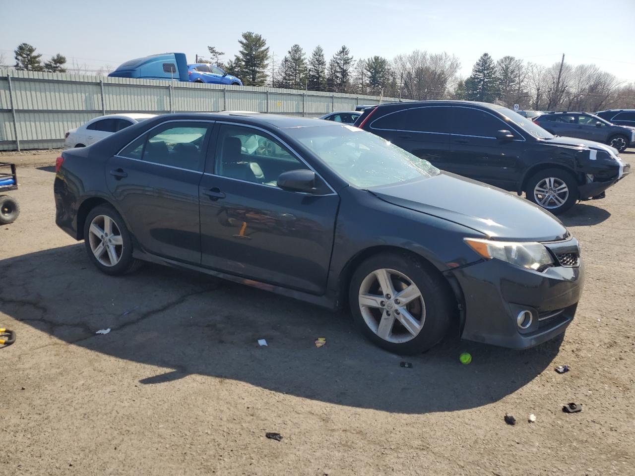 2014 Toyota Camry VIN 4T1BF1FK4EU389954 Copart auction photo, front end / side damage thumbnail 4