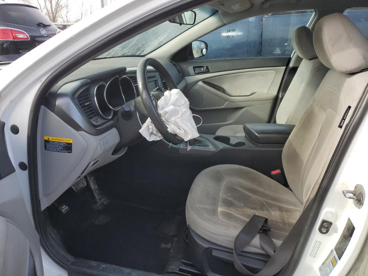 2011 KIA Optima VIN KNAGM4A77B5143584 Copart auction photo, front end / rear end damage thumbnail 7