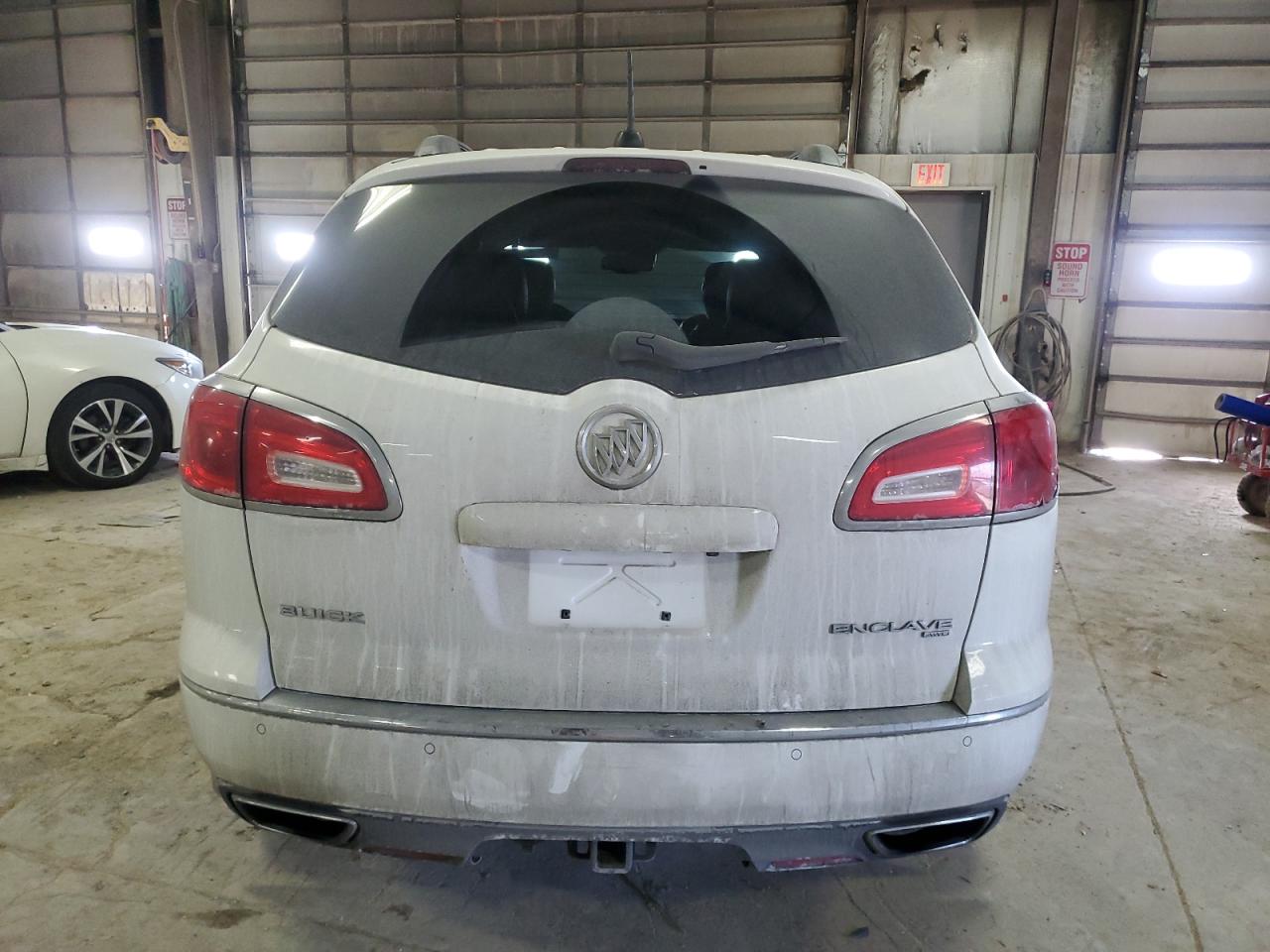 2017 Buick Enclave VIN 5GAKVBKD0HJ315250 Copart auction photo, rear end / side damage thumbnail 6