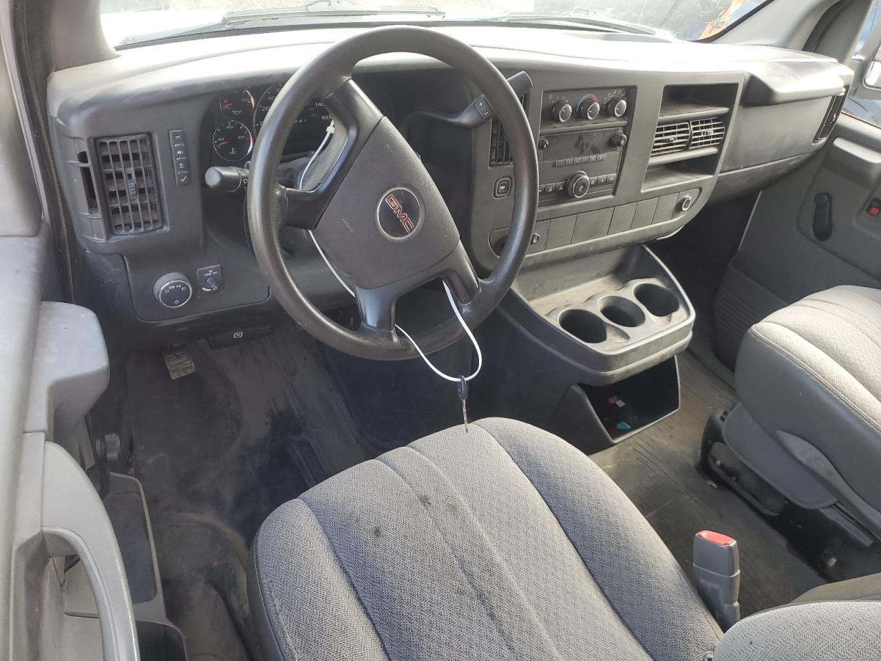 2013 GMC Savana VIN 1GTW7GBA9D1166148 Copart auction photo, side damage thumbnail 8