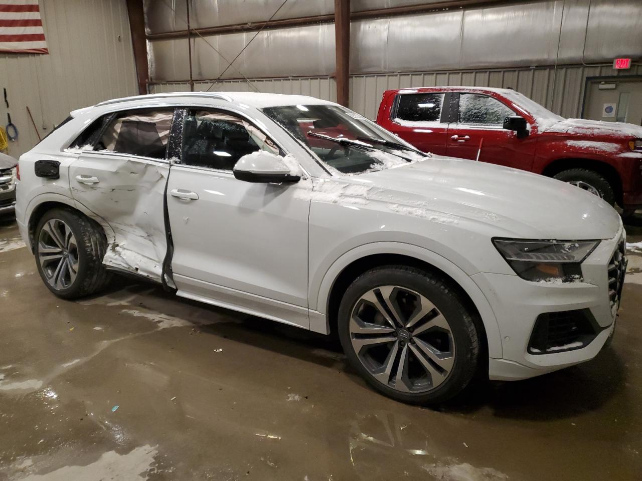 2019 Audi Q8 VIN WA1CVAF13KD035710 Copart auction photo, side damage thumbnail 4