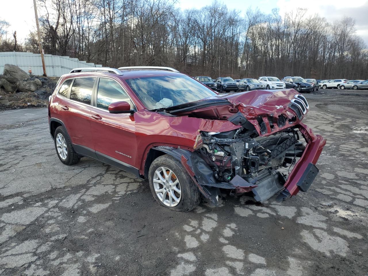 2017 Jeep Grand Cherokee VIN 1C4PJMCS8HW614349 Copart auction photo, all over damage thumbnail 4