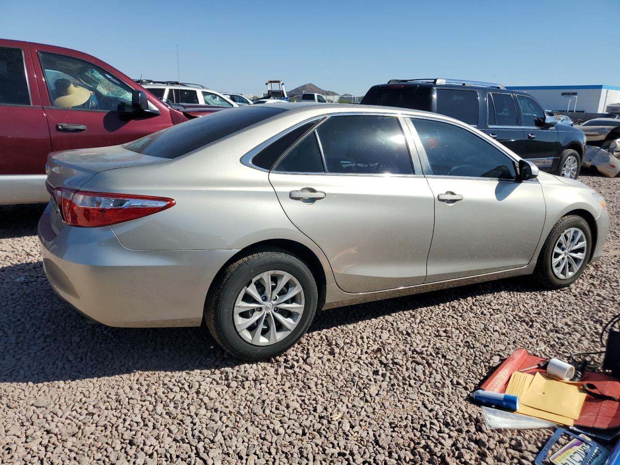 2017 Toyota Camry VIN 4T1BF1FK1HU405001 Copart auction photo, side damage thumbnail 3