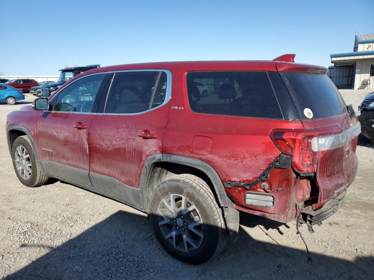 2021 GMC Acadia VIN 1GKKNKLA7MZ226729 Copart auction photo, rear end / minor dent/scratches damage thumbnail 2
