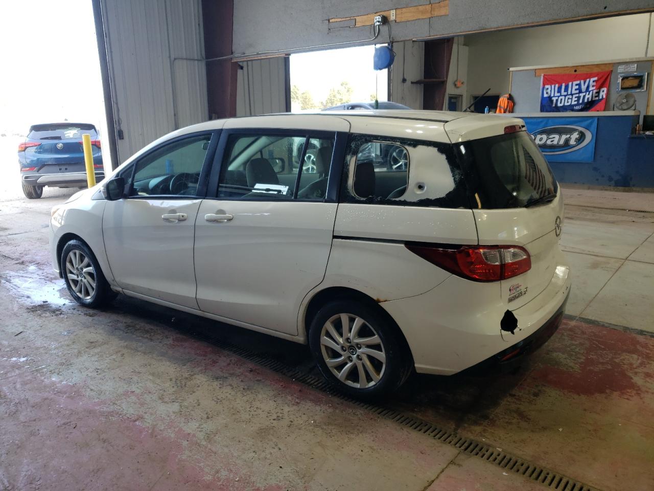 2013 Mazda 5 VIN JM1CW2BL5D0146558 Copart auction photo, side damage thumbnail 2