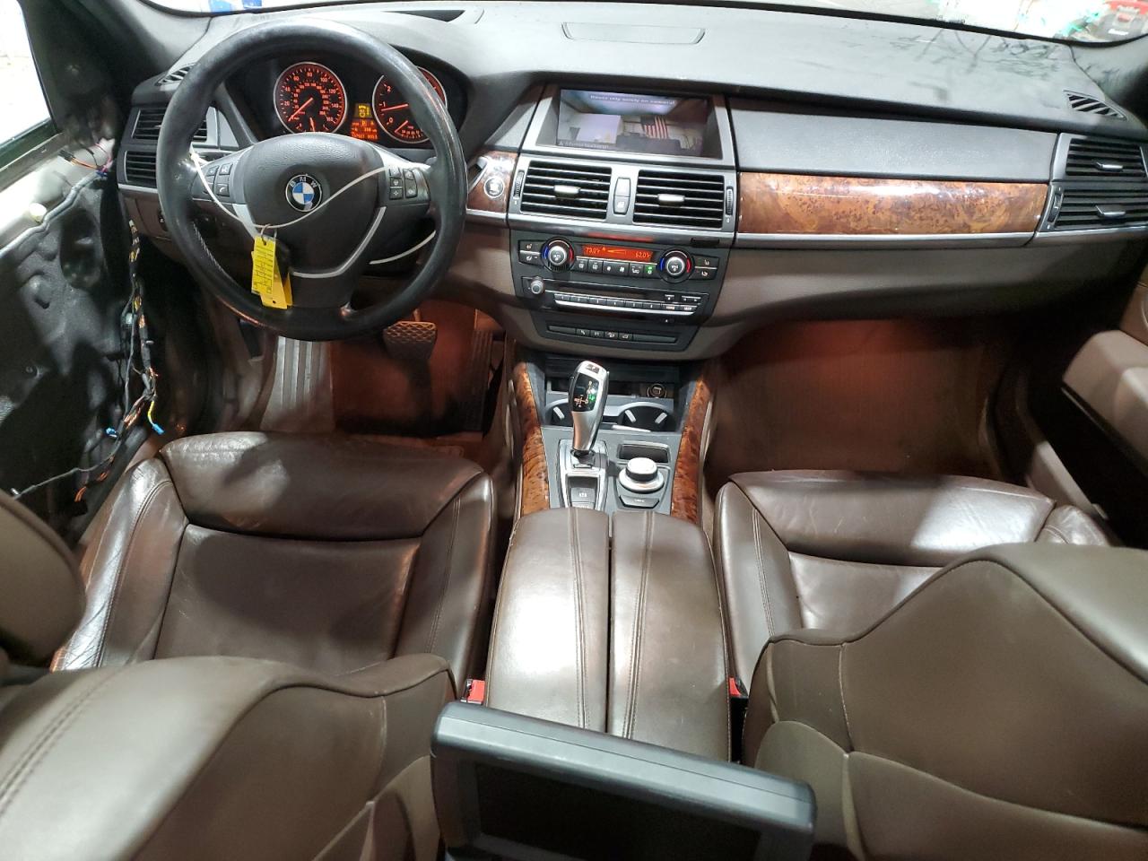 2008 BMW X5 VIN 5UXFE83578L163335 Copart auction photo, front end / side damage thumbnail 8