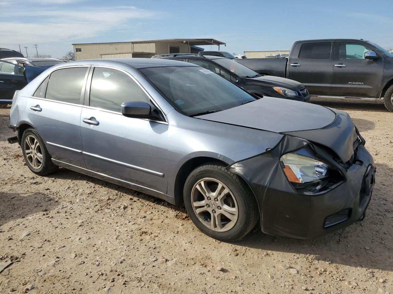 2007 Honda Accord VIN 1HGCM56347A078111 Copart auction photo, rear end / front end damage thumbnail 4