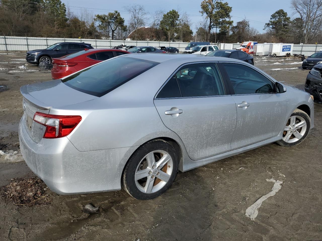 2014 Toyota Camry VIN 4T1BF1FK3EU417081 Copart auction photo, front end / rear end damage thumbnail 3