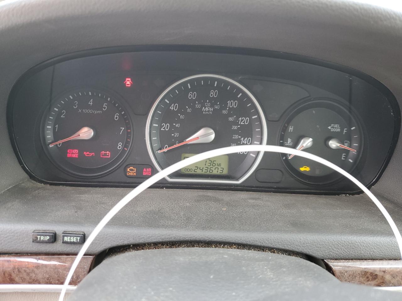 2006 Hyundai Sonata VIN 5NPEU46C96H141549 Copart auction photo, rear end / front end damage thumbnail 9