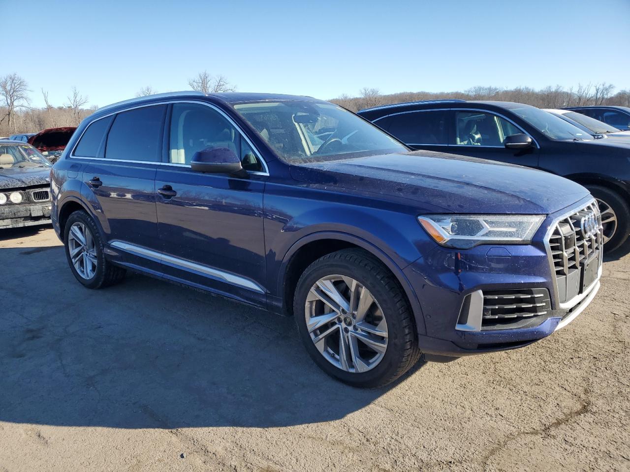 2022 Audi Q7 VIN WA1LXBF70ND011471 Copart auction photo, rear end / side damage thumbnail 4