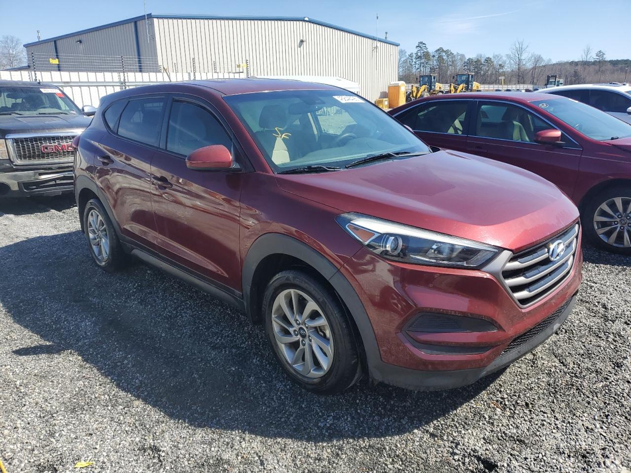 2016 Hyundai Tucson VIN KM8J23A47GU197796 Copart auction photo, side damage thumbnail 4