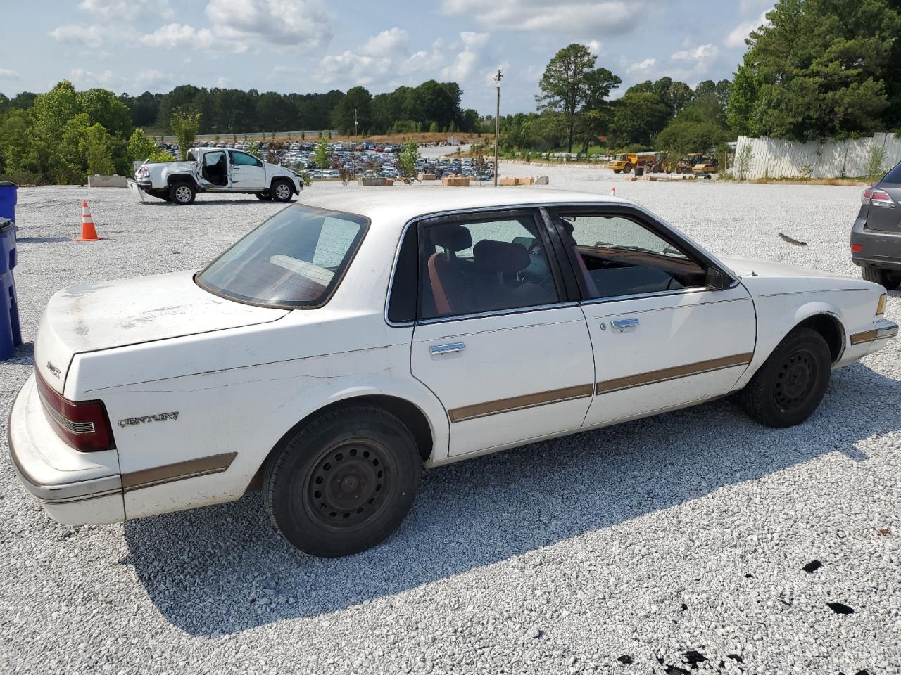 1996 Buick Century VIN 1G4AG55M4T6409267 Copart auction photo, side damage thumbnail 3