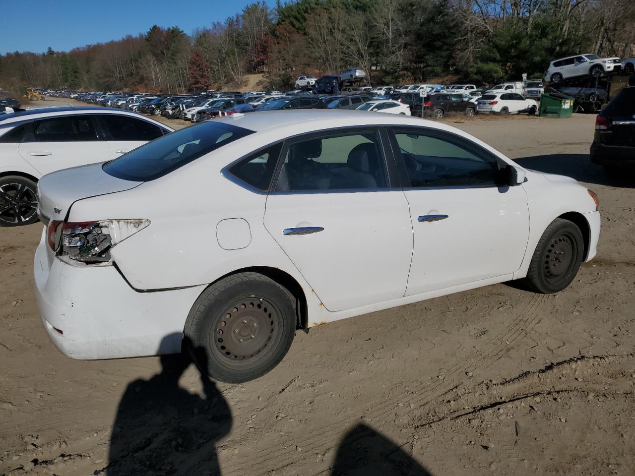 2015 Nissan Sentra VIN 3N1AB7AP2FL664866 Copart auction photo, rear end / minor dent/scratches damage thumbnail 3