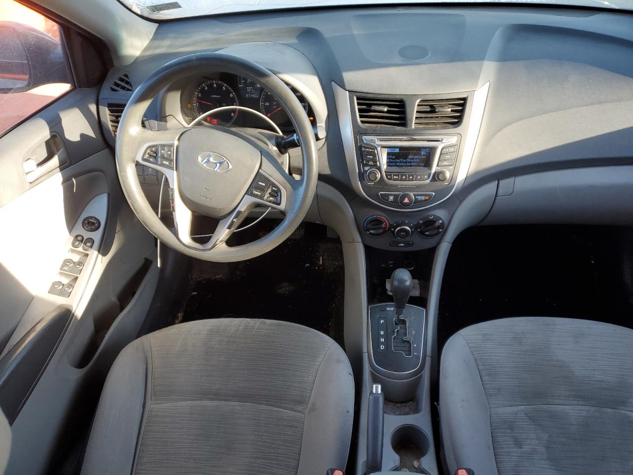 2016 Hyundai Accent VIN KMHCT4AE9GU093024 Copart auction photo, front end damage thumbnail 8