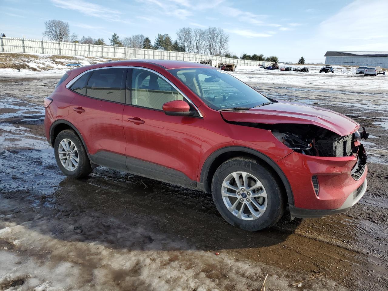 2020 Ford Escape VIN 1FMCU9G60LUA13856 Copart auction photo, front end damage thumbnail 4