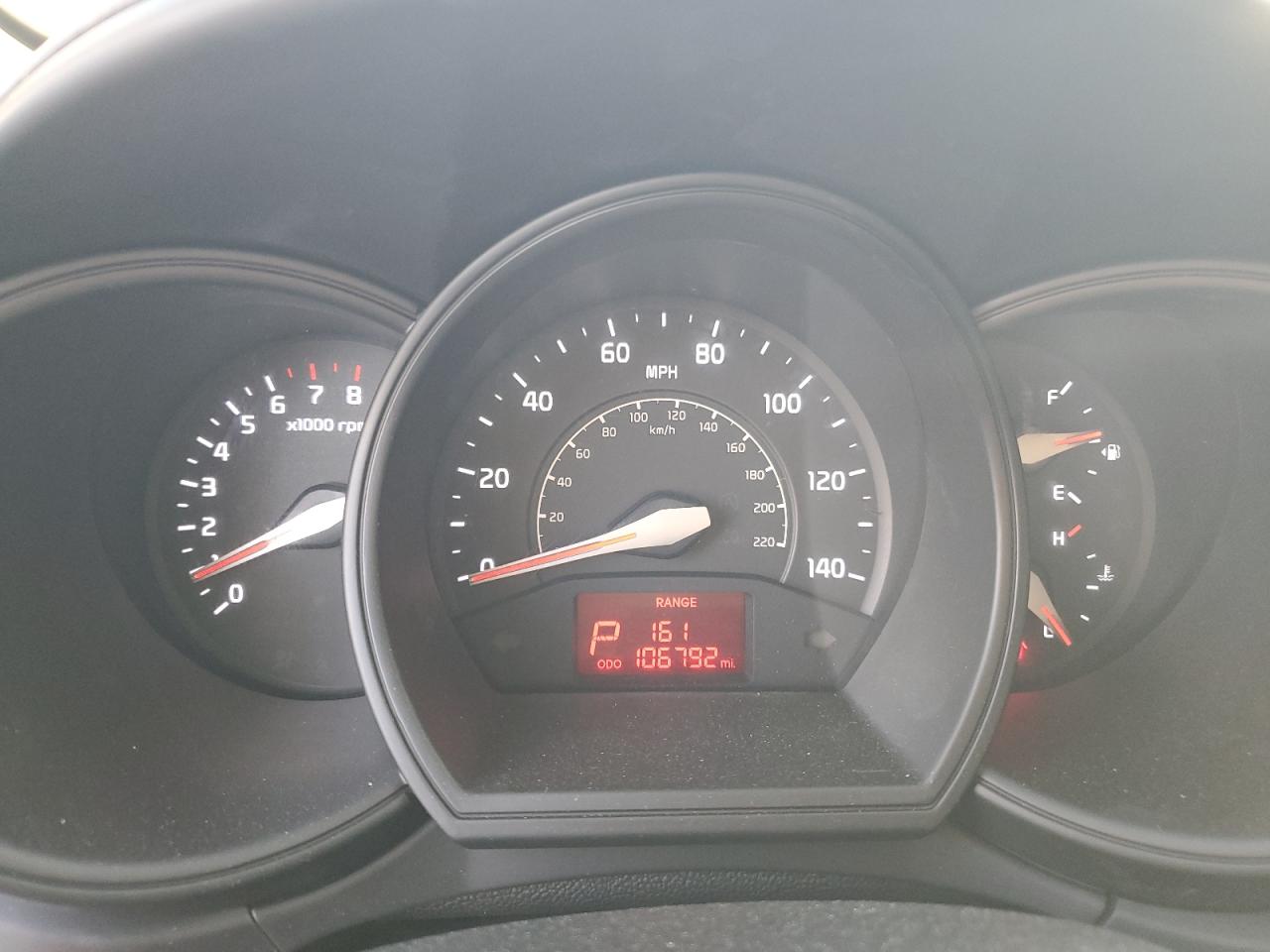 2015 KIA Rio VIN KNADM5A39F6460207 Copart auction photo, vandalism damage thumbnail 9