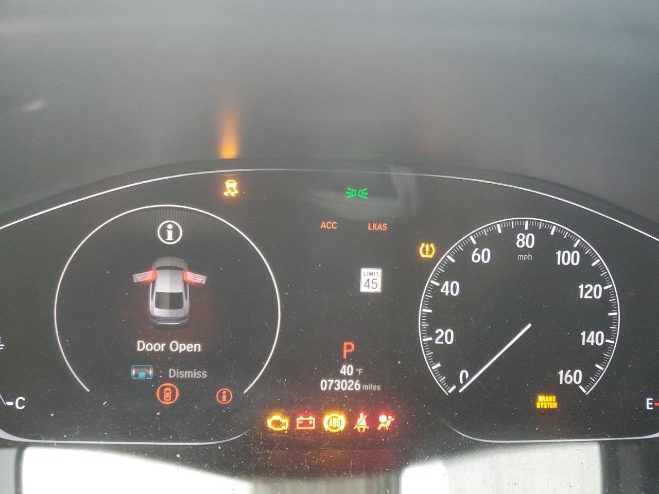 2019 Honda Accord VIN 1HGCV1F32KA033408 Copart auction photo, front end / side damage thumbnail 9
