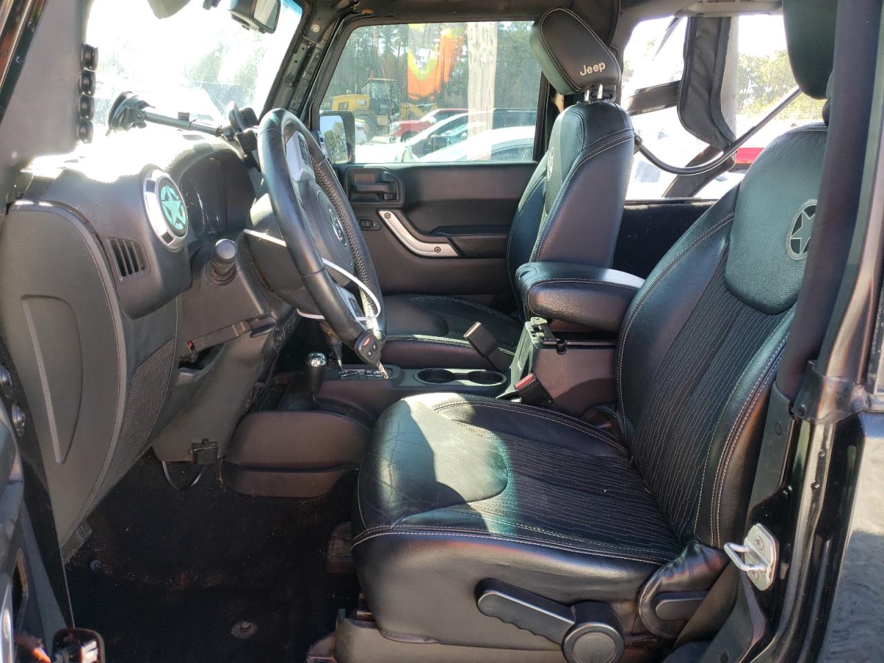 2015 Jeep Wrangler VIN 1C4AJWAG4FL636136 Copart auction photo, front end / undercarriage damage thumbnail 7
