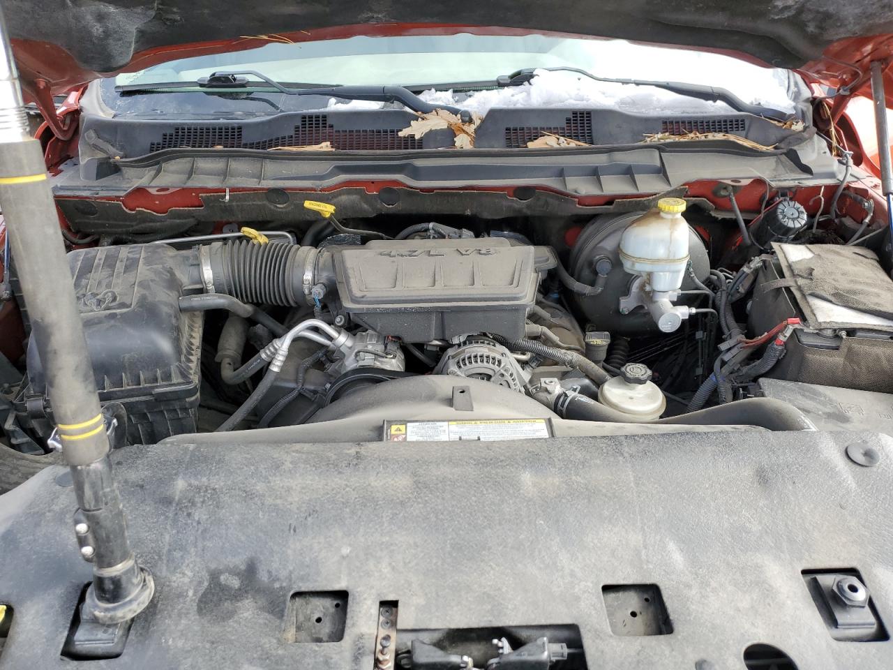 2009 Dodge RAM VIN 1D3HV18P89S799398 Copart auction photo, rear end damage thumbnail 11