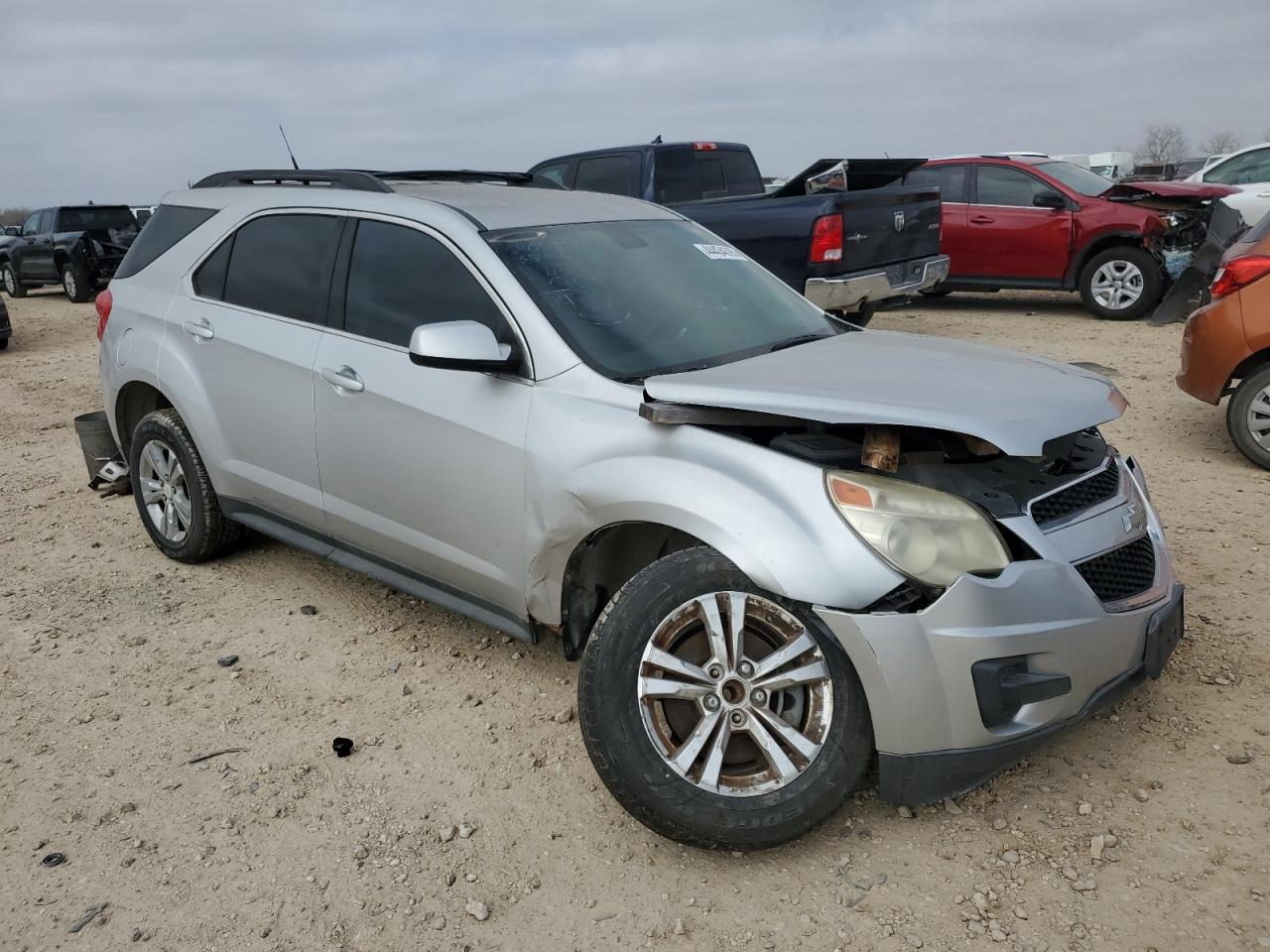 2010 Chevrolet Equinox VIN 2CNALDEW1A6235446 Copart auction photo, undercarriage / front end damage thumbnail 4