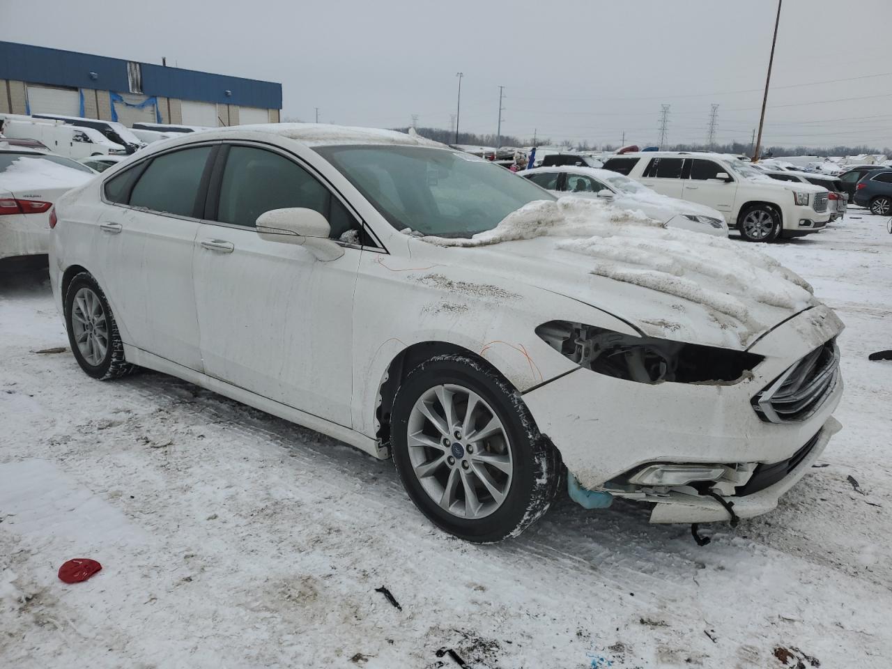 2017 Ford Fusion VIN 3FA6P0HD2HR365939 Copart auction photo, front end damage thumbnail 4