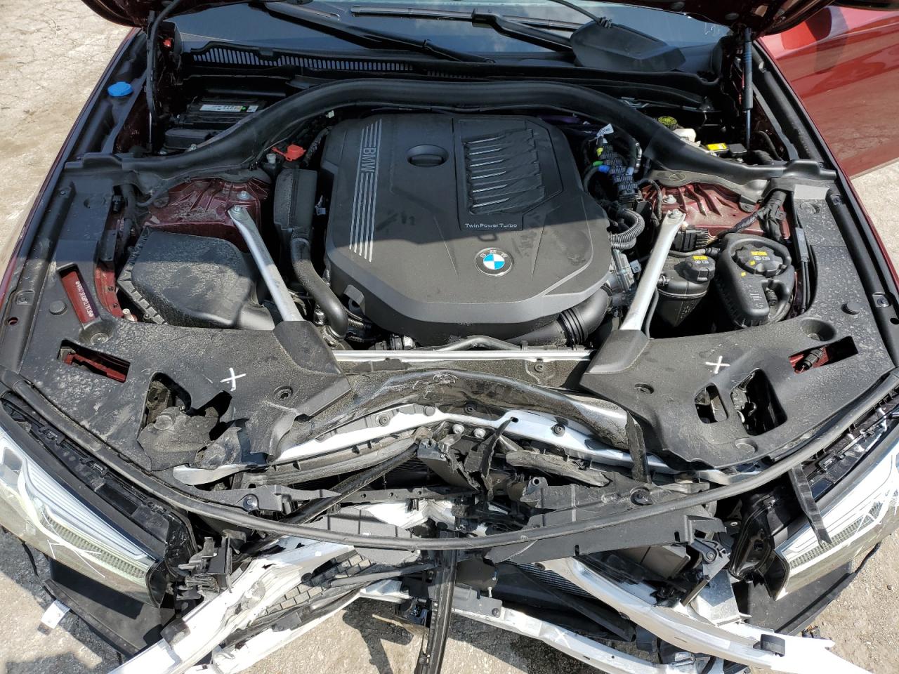 2023 BMW 5er VIN WBA73BJ08PCL79738 Copart auction photo, all over damage thumbnail 11