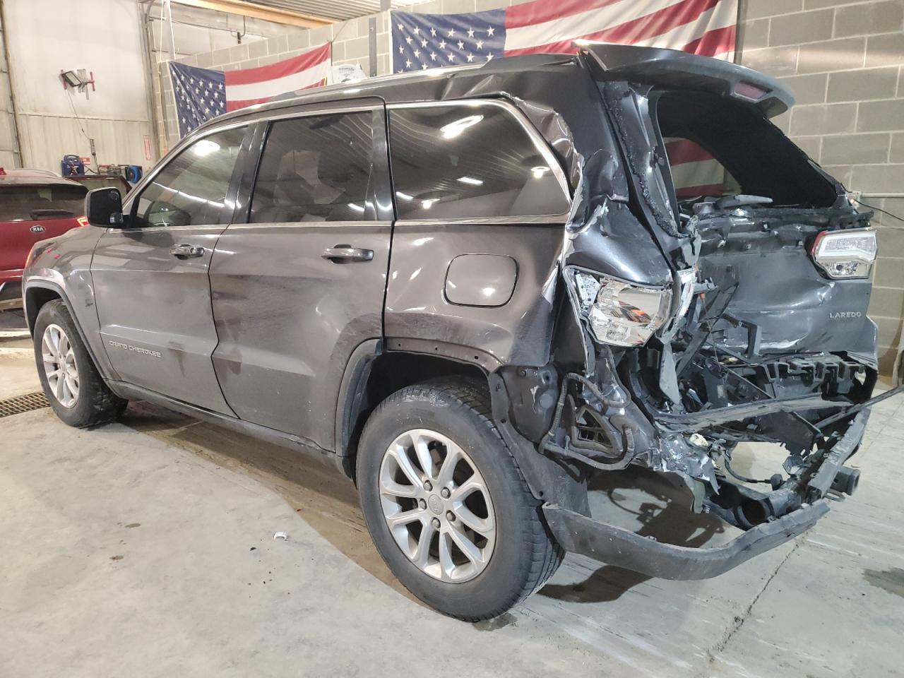 2014 Jeep Grand Cherokee VIN 1C4RJEAG3EC373665 Copart auction photo, rear end damage thumbnail 2