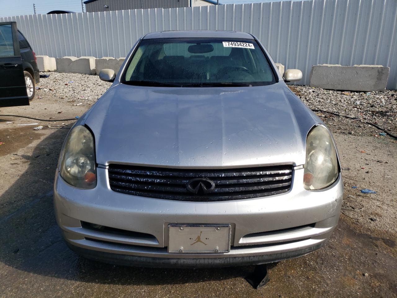 2003 Infiniti G VIN JNKCV51E83M007828 Copart auction photo, side damage thumbnail 5