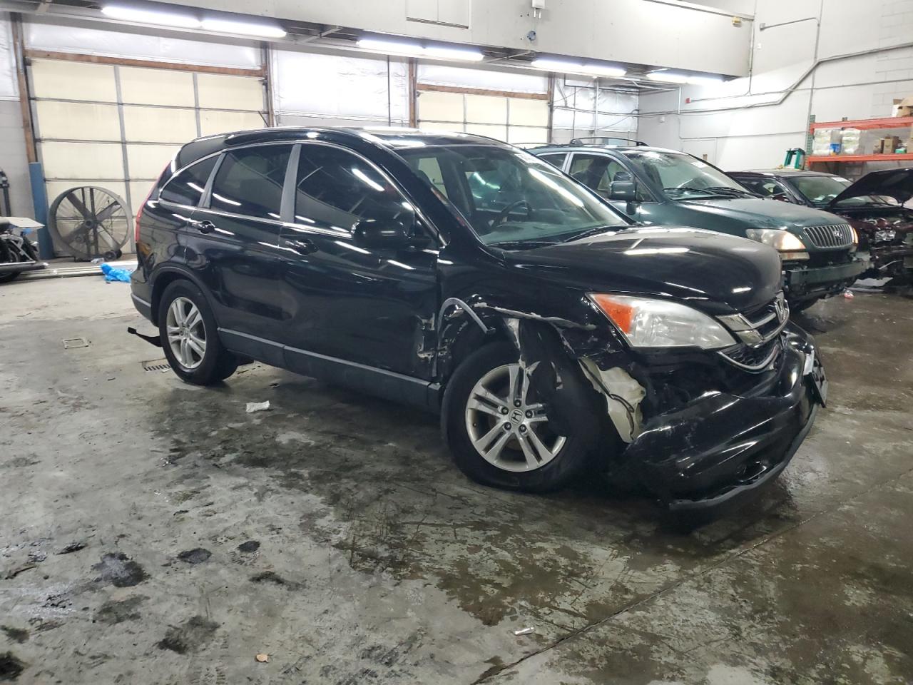 2010 Honda CR-V VIN JHLRE4H76AC000203 Copart auction photo, front end damage thumbnail 4