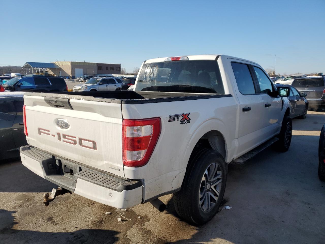 2021 Ford F-150 VIN 1FTEW1EPXMFB86892 Copart auction photo, side damage thumbnail 3