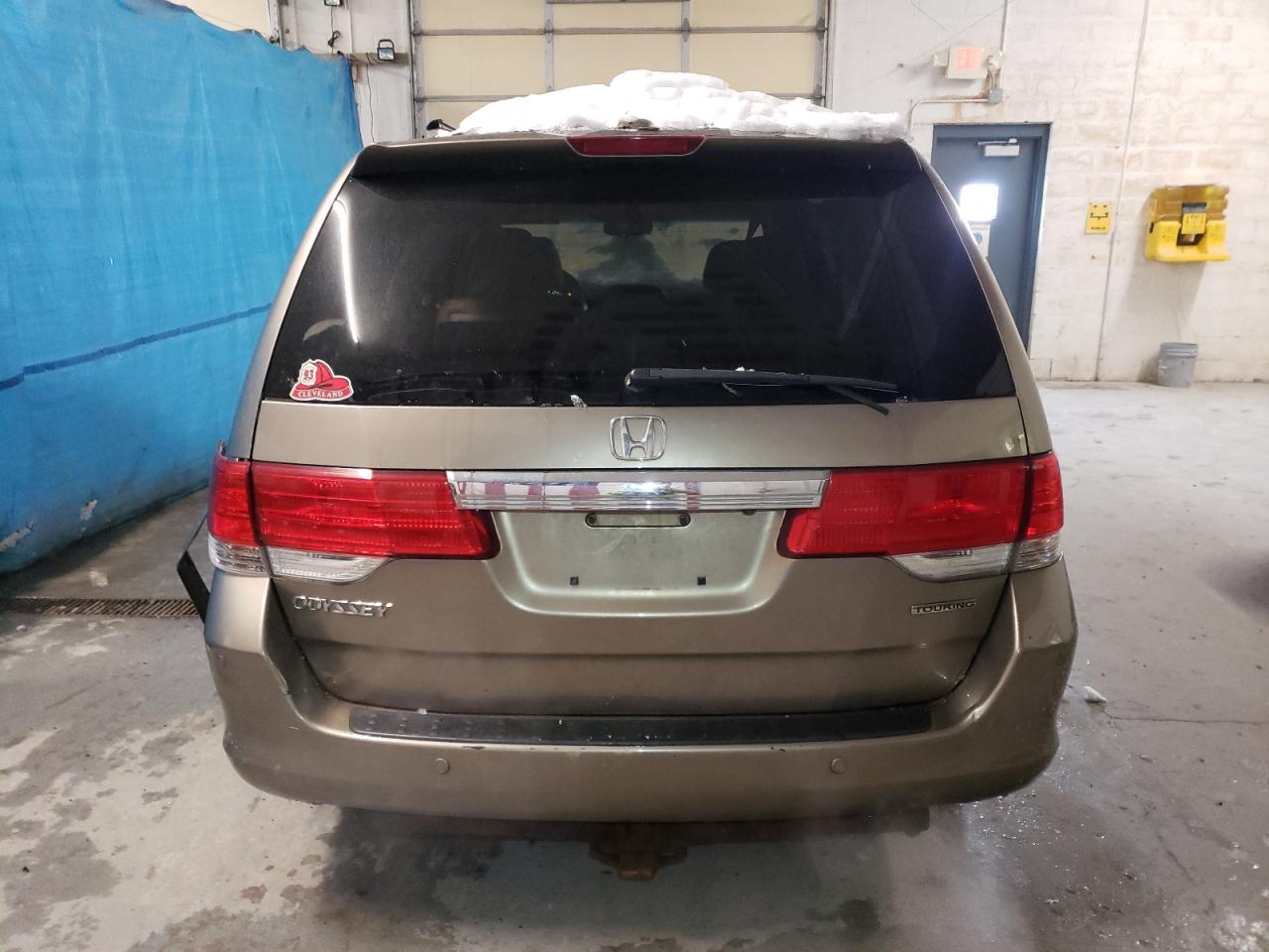 2010 Honda Odyssey VIN 5FNRL3H93AB096857 Copart auction photo, side / top/roof damage thumbnail 6