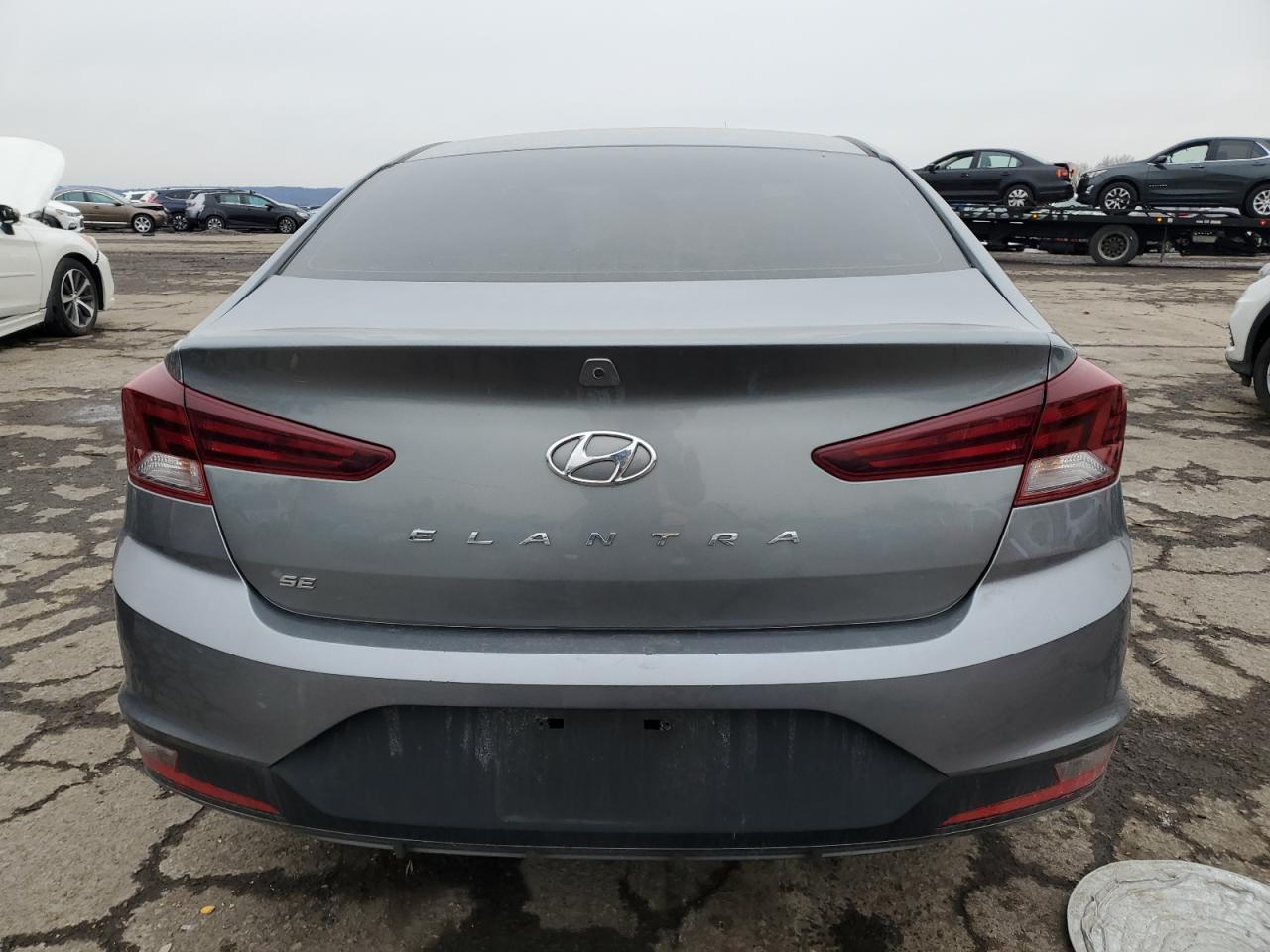 2019 Hyundai Elantra VIN KMHD74LF8KU792121 Copart auction photo, front end / side damage thumbnail 6