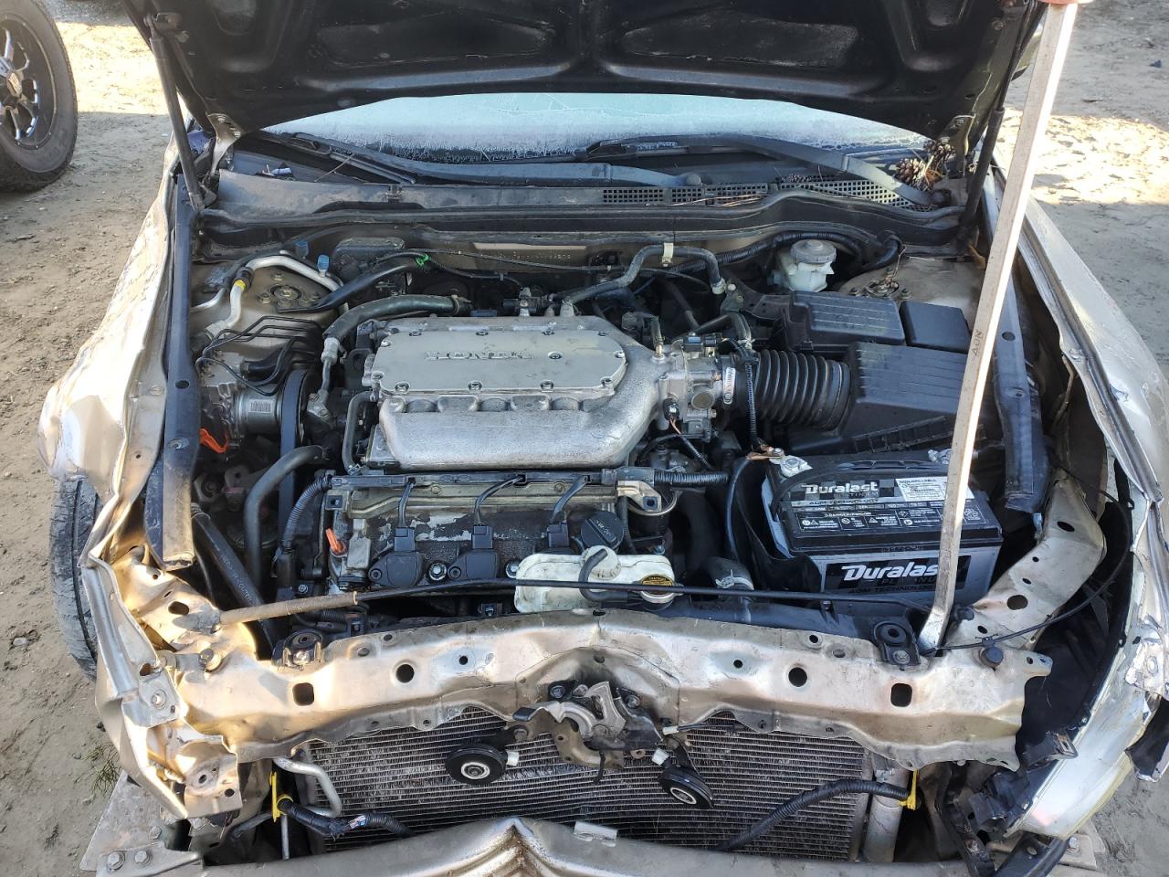 2003 Honda Accord VIN 1HGCM82643A036873 Copart auction photo, front end / side damage thumbnail 11