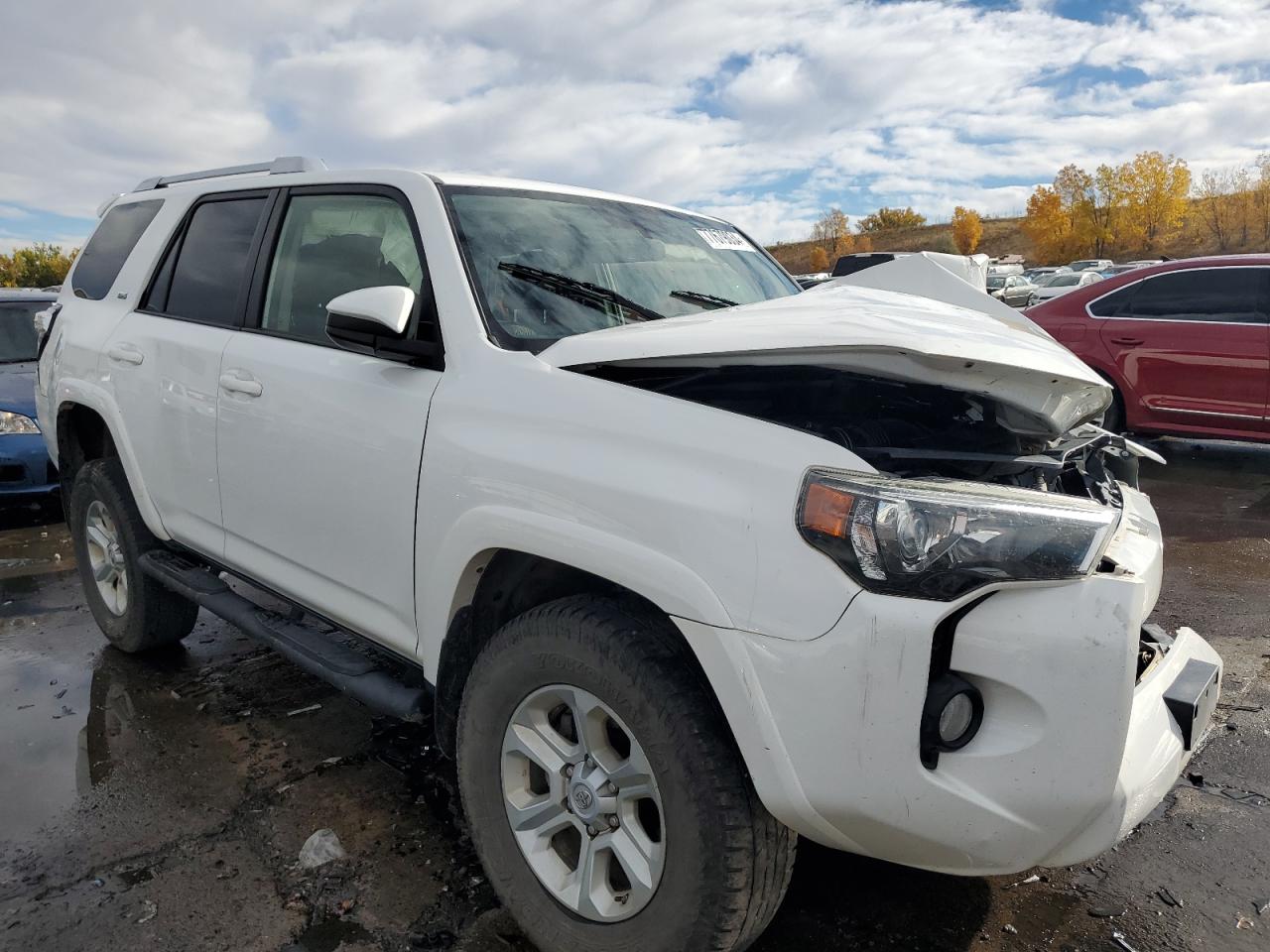 2016 Toyota 4Runner VIN JTEBU5JR9G5372887 Copart auction photo, front end / hail damage thumbnail 4